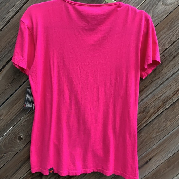 EVOL safety pin 100% pink cotton T-shirt. New! - Picture 4 of 9